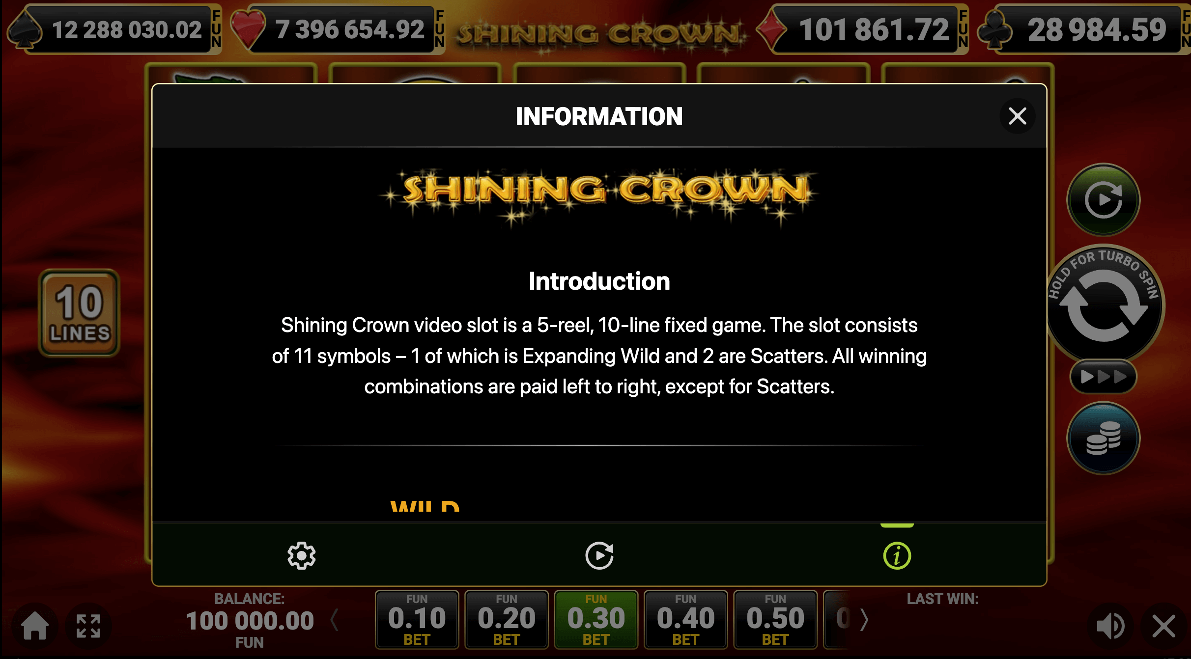 Shining Crown (EGT) Image 2